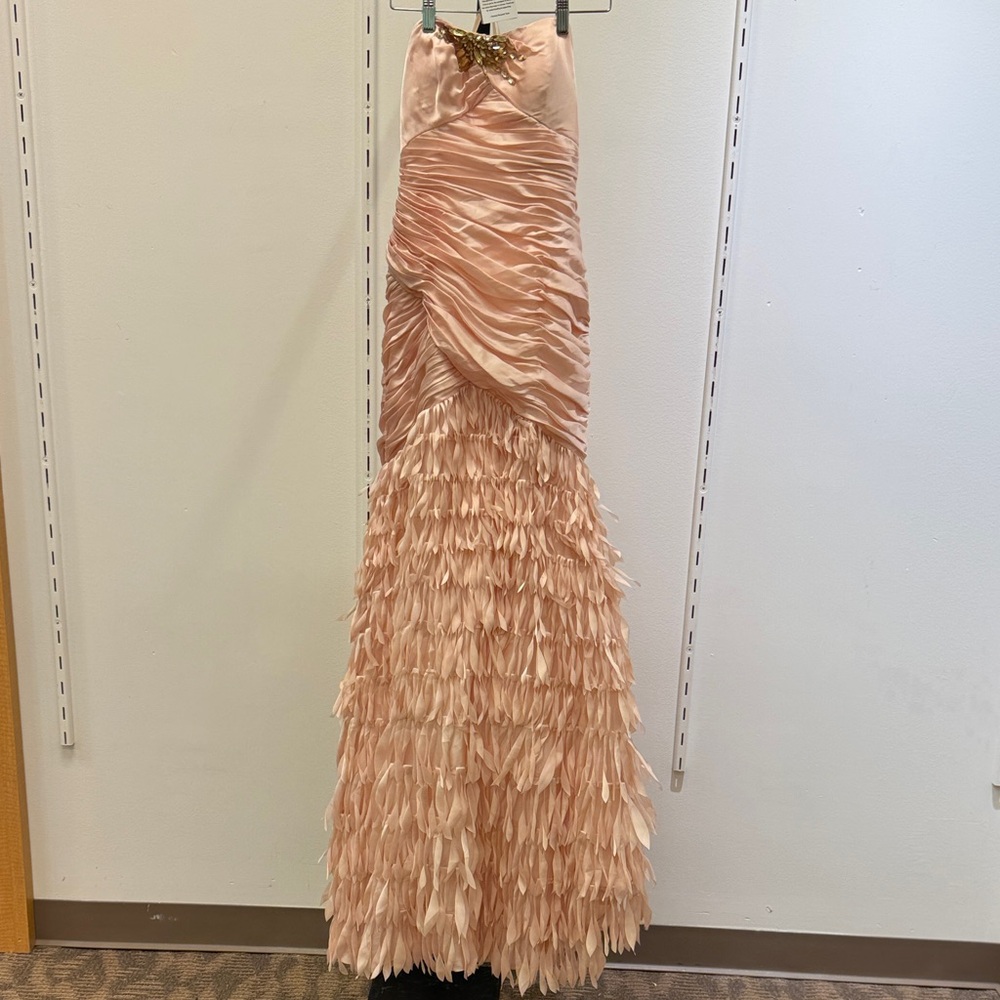 SOLD - Clarisse Blush Pink Strapless Dress